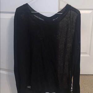 Black skull knit sweater